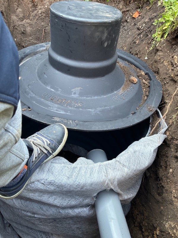 Création d'un réseau autonome d'eau pluviales lors de la vente d'un bien sur la commune de Bègles près de Bordeaux
